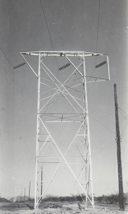 Photo- Goldfield-Superior completed line tower