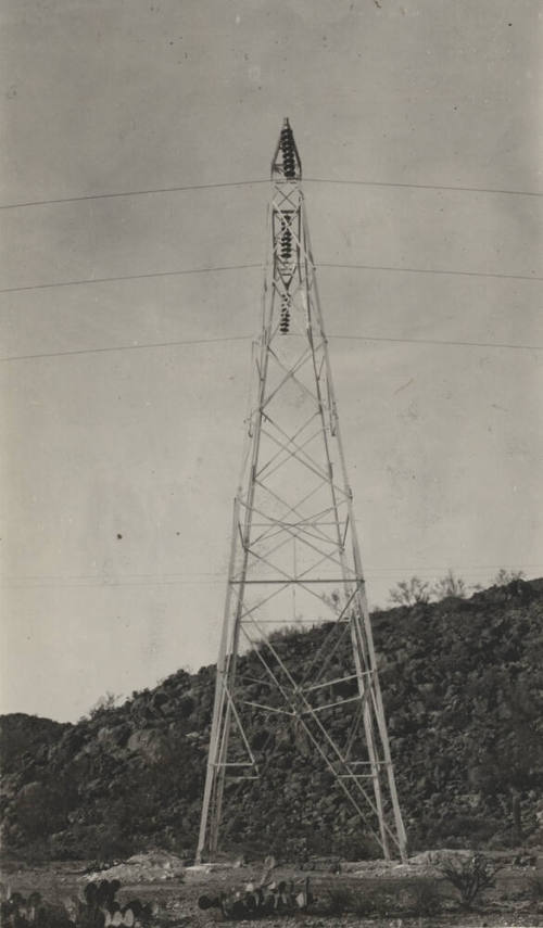 Photo- Goldfield-Superior completed line tower