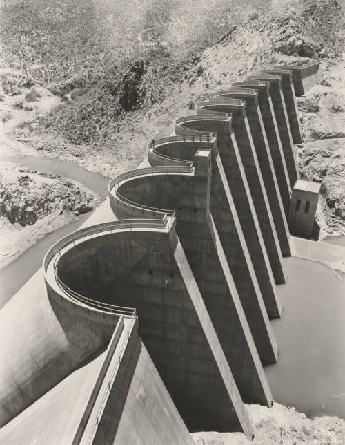 Photo-Top view of completed Bartlett Dam
