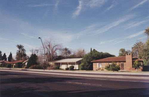 Houses on west side of Mill Avenue between 11th and 12th Streets, Tempe, AZ