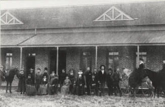 Students and teachers at Arizona Normal School, 1886
