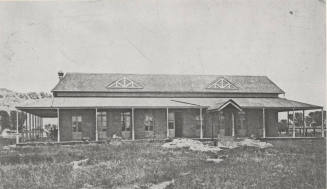 The first building of the Arizona Territorial Normal School in Tempe