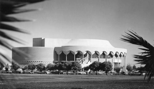 North elevation of Gammage Auditorium at Arizona State University