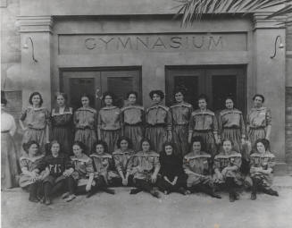Tempe Normal School Gymnasium, women's gym class