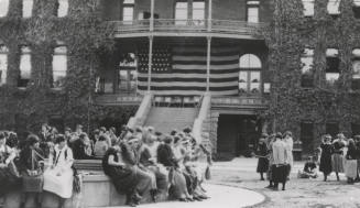 Old Main on March 9, 1925, "College Day" celebration