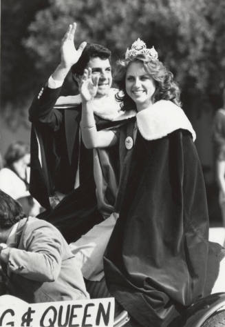 Homecoming King and Queen 1982 - Jay Houston and Karen S. . .