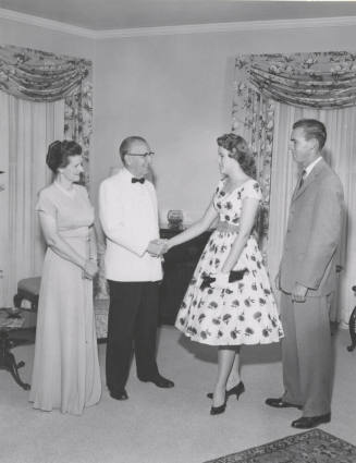 President and Mrs. Grady Gammage at a Reception at their Home