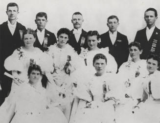 Twelve Students in the Class of 1895 at Tempe Normal School