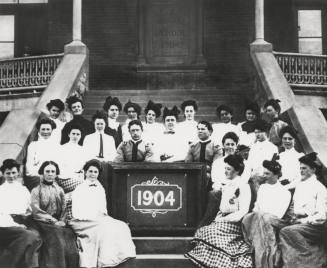 Class of 1904 on Normal School's Front Steps
