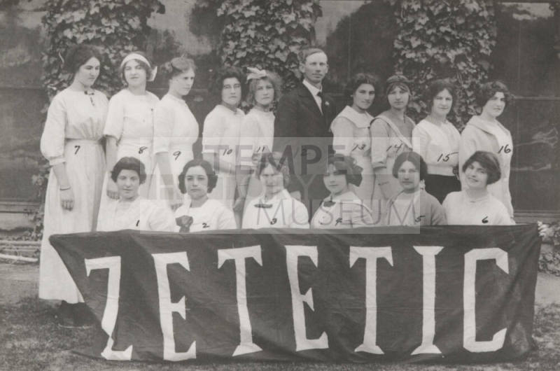 1913 Members of the Zetetic Society with Sponsor James Lee Felton