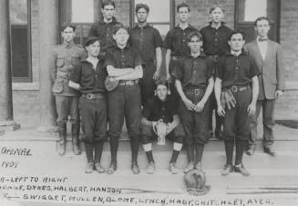 The 1909 Tempe Normal School's Men's Baseball Team