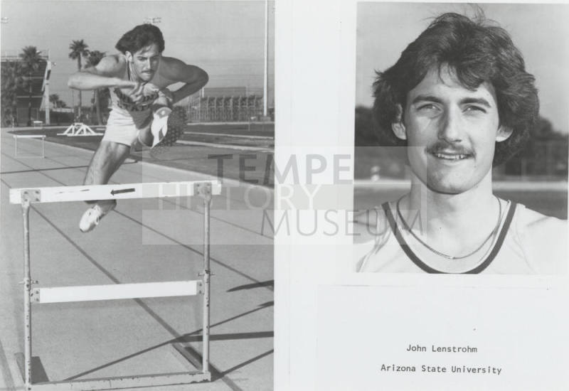 John Lenstrohm, Hurdler for the Arizona State University Track Team