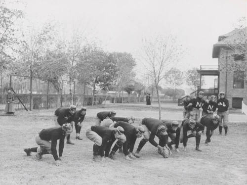 Normal School Football Team Enlarged Photograph of 1999.14.817