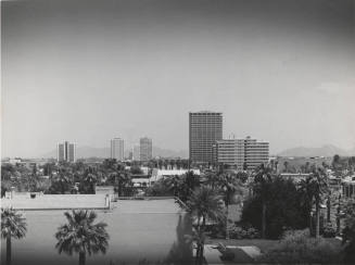View of Phoenix, North Along Central