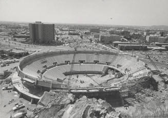 Construction of Arizona State University's Stadium
