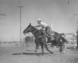 Calf Roper John Nickerson Starts His Run