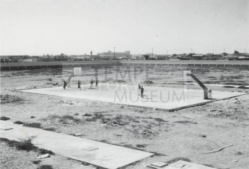 Outdoor Basketball Court at Secondary School