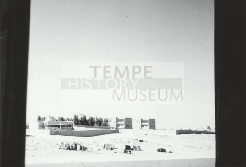 Bedouin Tents in Front of Building at Riyadh, Saudi Arabia