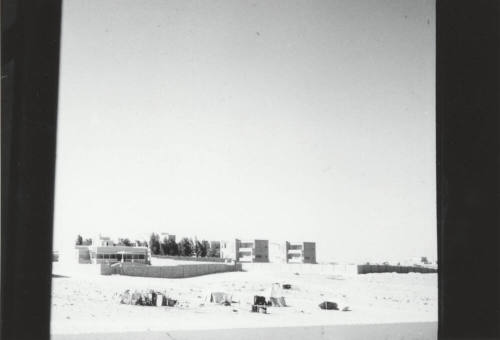 Bedouin Tents in Front of Building at Riyadh, Saudi Arabia