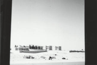 Bedouin Tents in Front of Building at Riyadh, Saudi Arabia