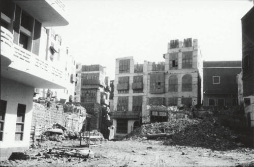 An Old Building Makes Way for a New Building