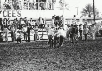 Injured Competitor is Helped Off the Field