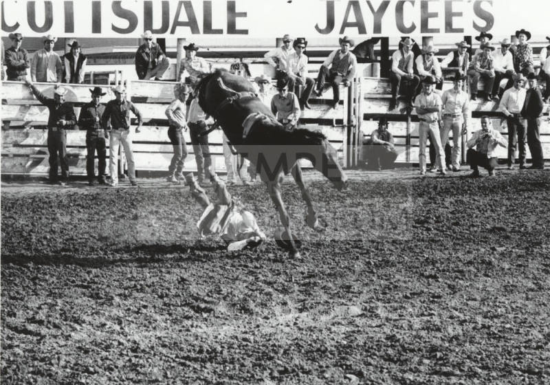 Bareback Rider Gets Thrown