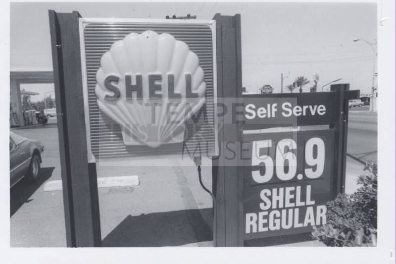 Shell Gasoline Station - 903 East Apache Boulevard, Tempe, Arizona