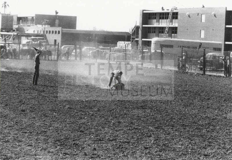 Calf Roping at Rodeo