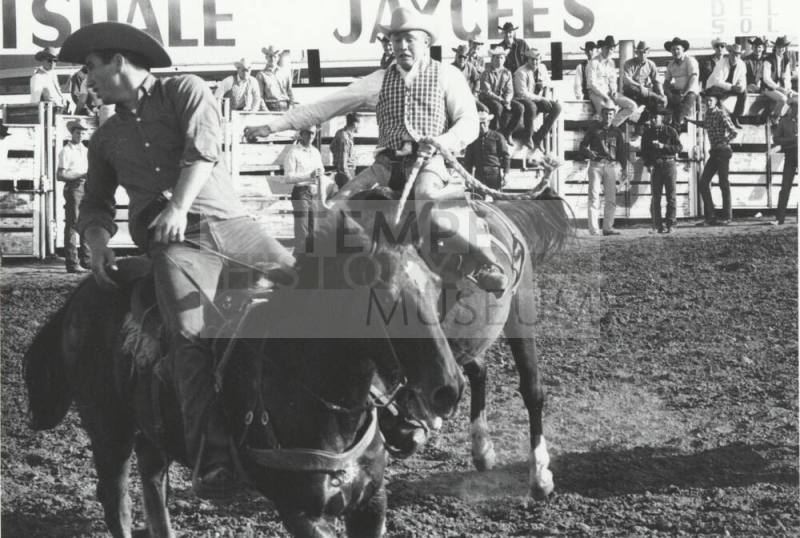 Saddle Bronc Contestant at the Rodeo