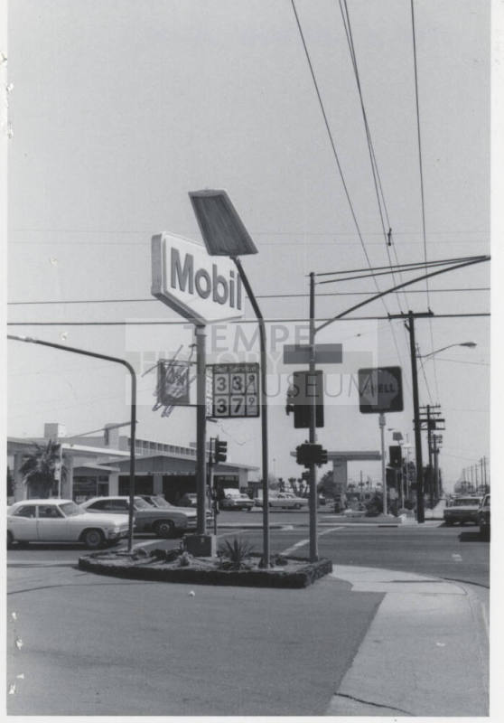 University Mobil Gasoline Station - 904 East Apache Boulevard, Tempe, Arizona