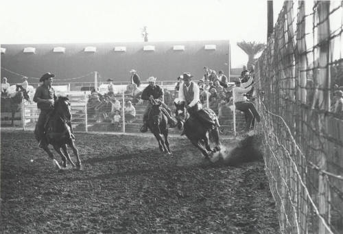 Bronc Rider Beats the Buzzer at the Rodeo