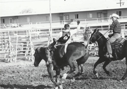 Bare Back Rider at the Rodeo