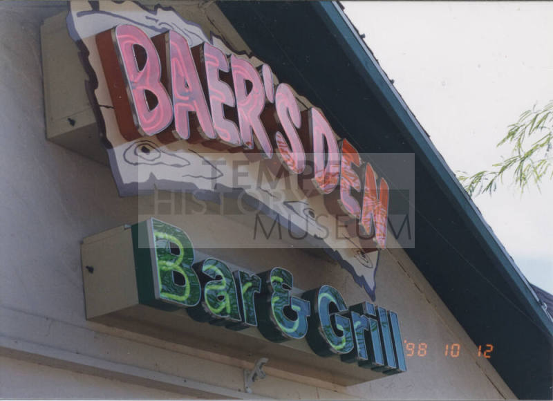 Baer's Den - Bar and Grill - 941 East Apache Boulevard - Tempe, Arizona