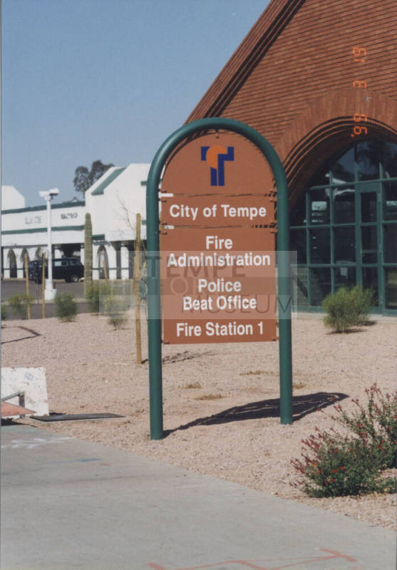 City of Tempe Fire Station One - 1400 East Apache Boulevard - Tempe, Arizona