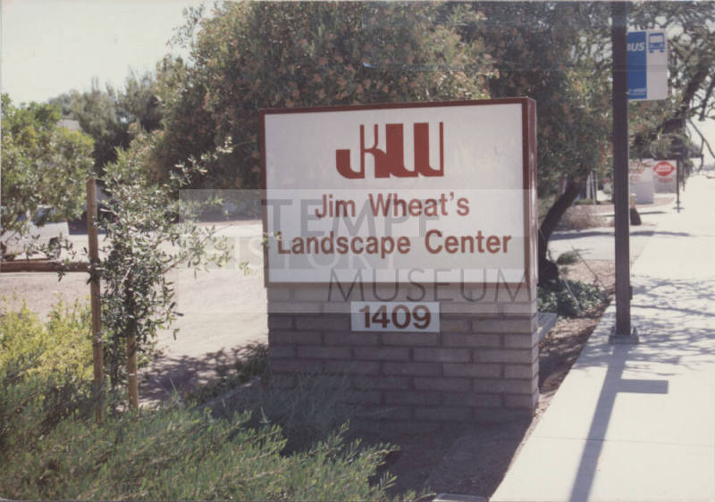 Jim Wheat's Landscape Center - 1409 East Apache Boulevard - Tempe, Arizona