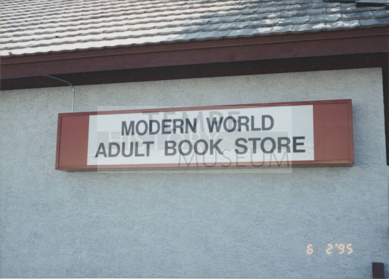 Modern World Adult Book Store - 1812 East Apache Boulevard - Tempe, Arizona