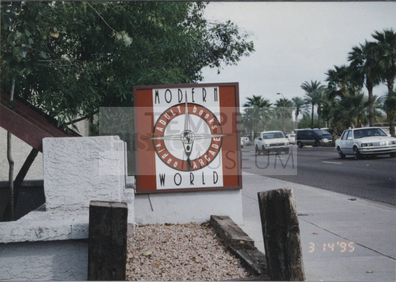 Modern World Adult Book Store - 1812 East Apache Boulevard - Tempe, Arizona