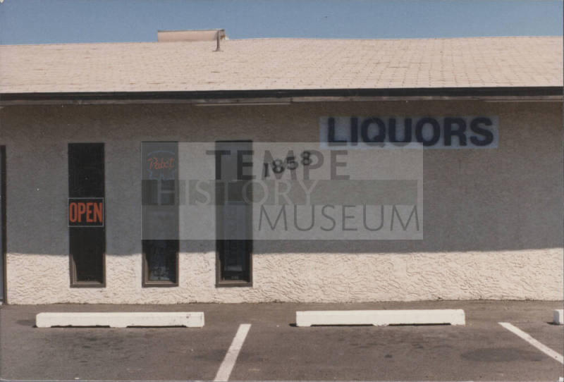 (Liquors) - 1858 East Apache Boulevard - Tempe, Arizona