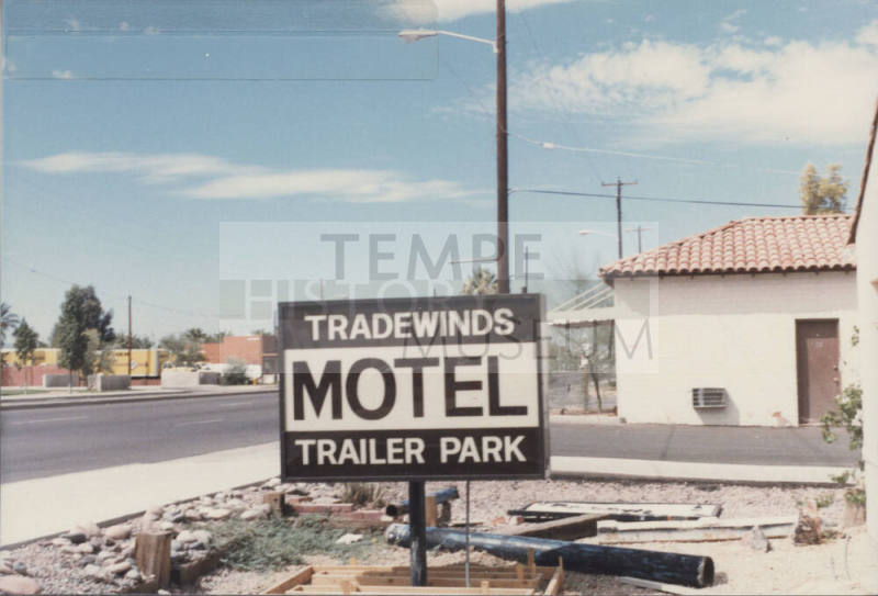 Tradewinds Motel Trailer Park - 1900 East Apache Boulevard - Tempe, Arizona