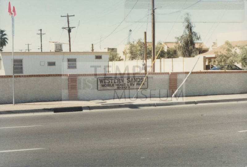Western Sands Mobile Home and RV Park - 2001 East Apache Blvd. - Tempe, Arizona