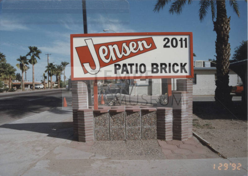 Jensen Patio Brick - 2011 East Apache Boulevard - Tempe, Arizona