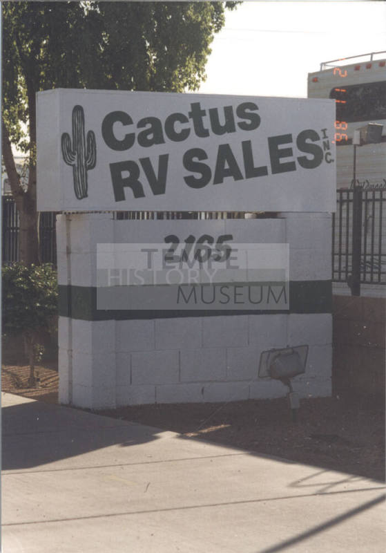 Cactus RV Sales Inc. - 2165 East Apache Boulevard - Tempe, Arizona
