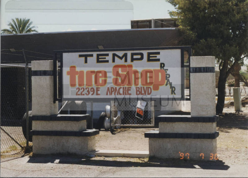 Tempe Tire Shop - 2239 East Apache Boulevard - Tempe, Arizona