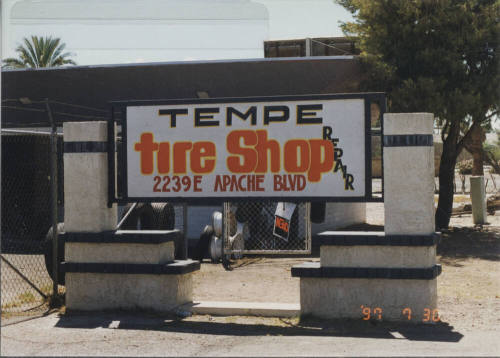 Tempe Tire Shop - 2239 East Apache Boulevard - Tempe, Arizona