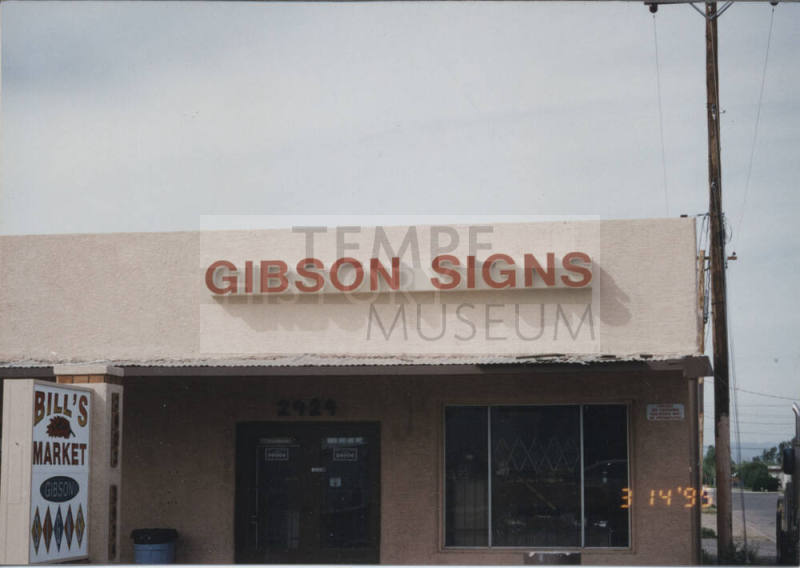 Gibson Signs - 2424 East Apache Boulevard - Tempe, Arizona