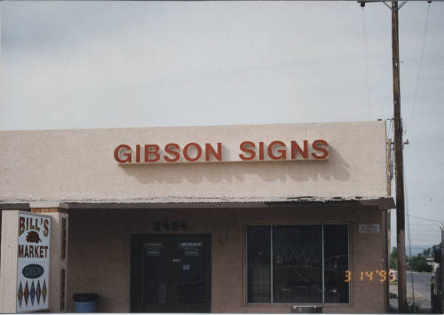 Gibson Signs - 2424 East Apache Boulevard - Tempe, Arizona
