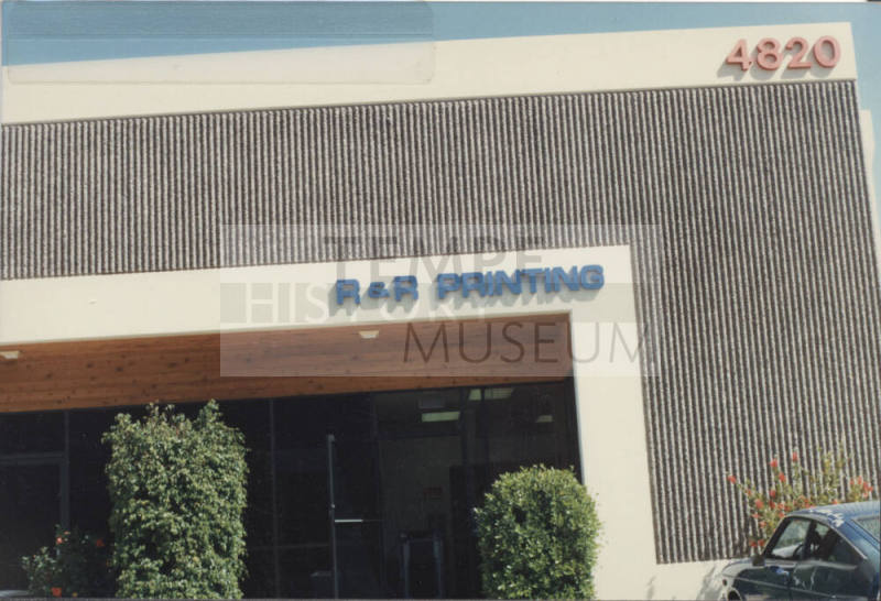 R and R Printing - 4820 South Ash Avenue - Tempe, Arizona
