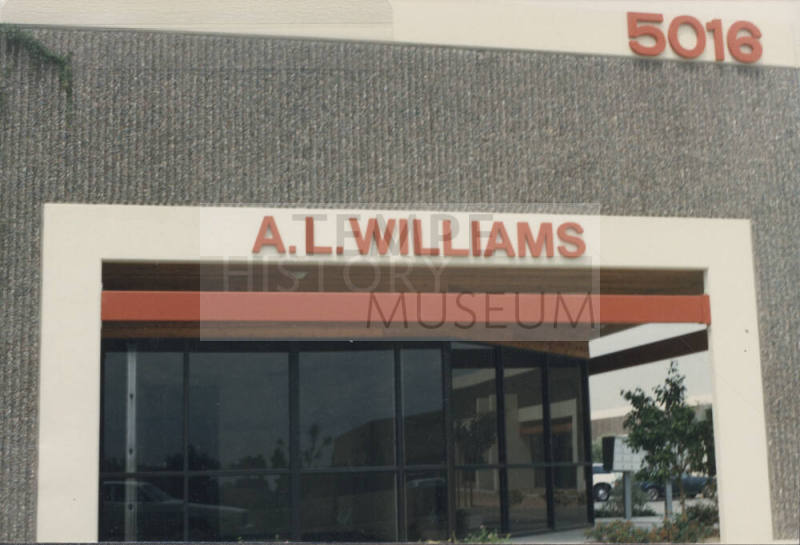 A. L. Williams - 5016 South Ash Avenue - Tempe, Arizona