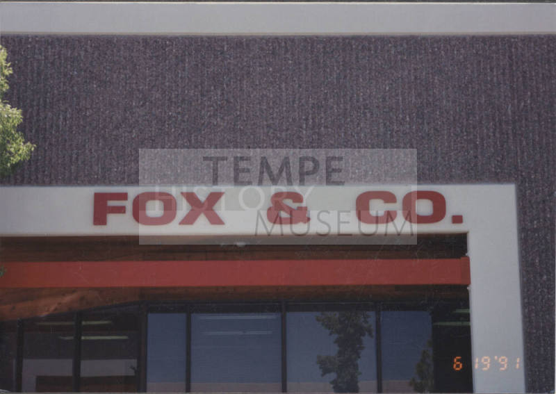 Fox and Company - 5024 South Ash Avenue - Tempe, Arizona